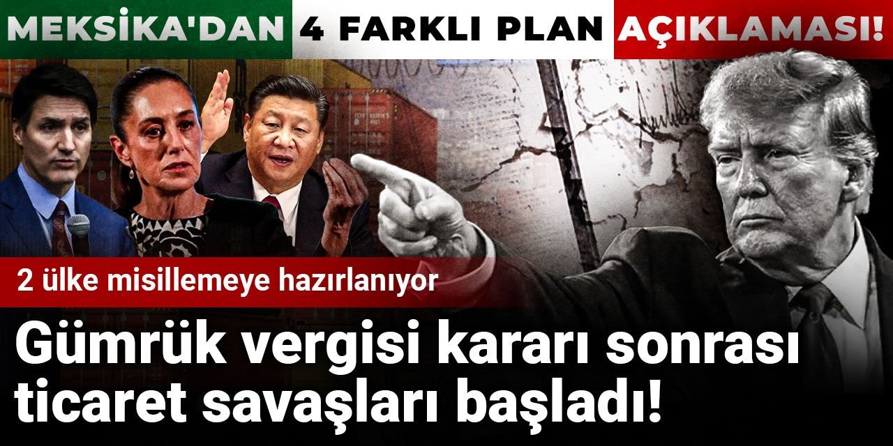 Trump'ın gümrük vergisi kararı sonrası ticaret savaşları başladı! 2 ülke misillemeye hazırlanıyor