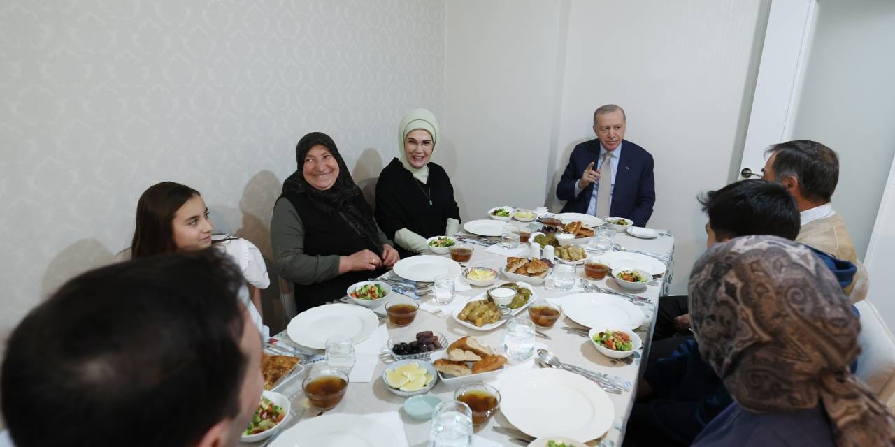 Cumhurbaşkanı Erdoğan'dan Fidan ailesine iftar ziyareti