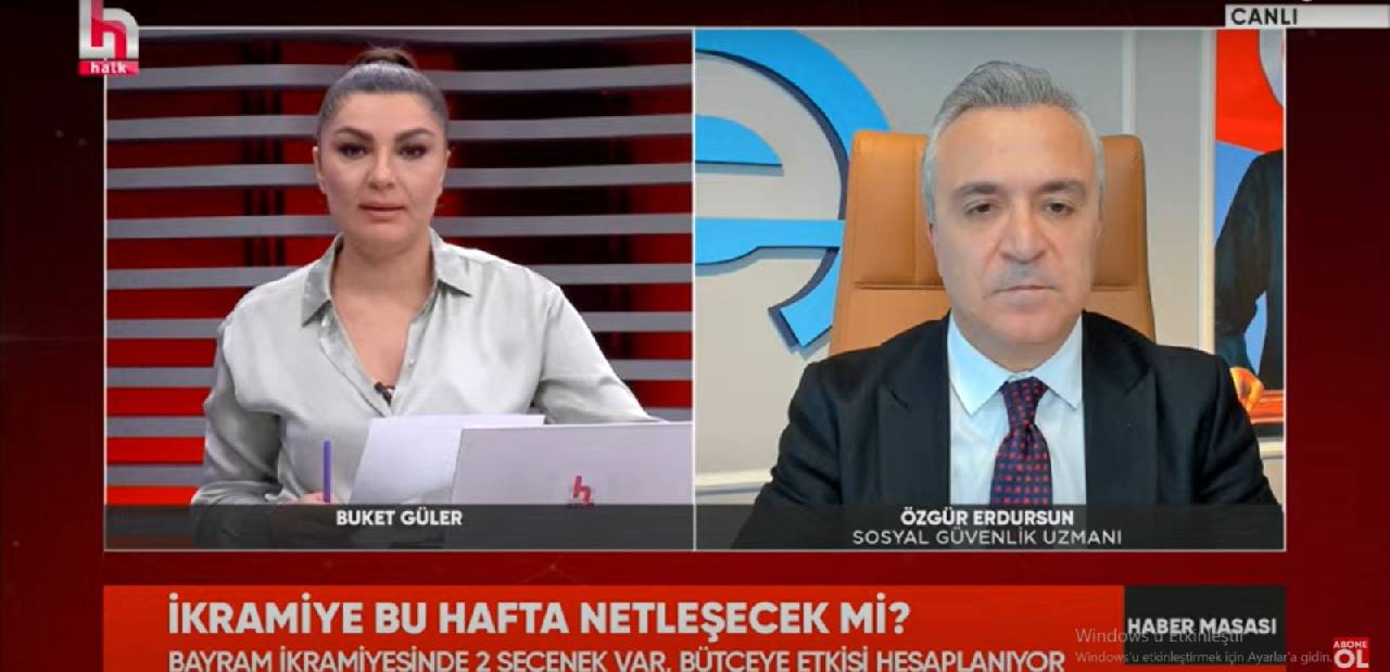 Özgür Erdursun canlı yayında açıkladı: Emekli ikramiyesinde ihtimal 2'ye düştü