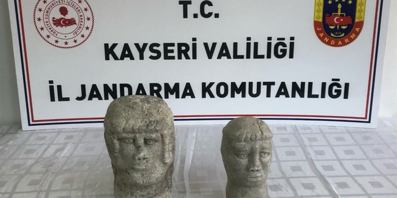 Kayseri'de 2 büyük tarihi eser operasyonla ele geçirildi