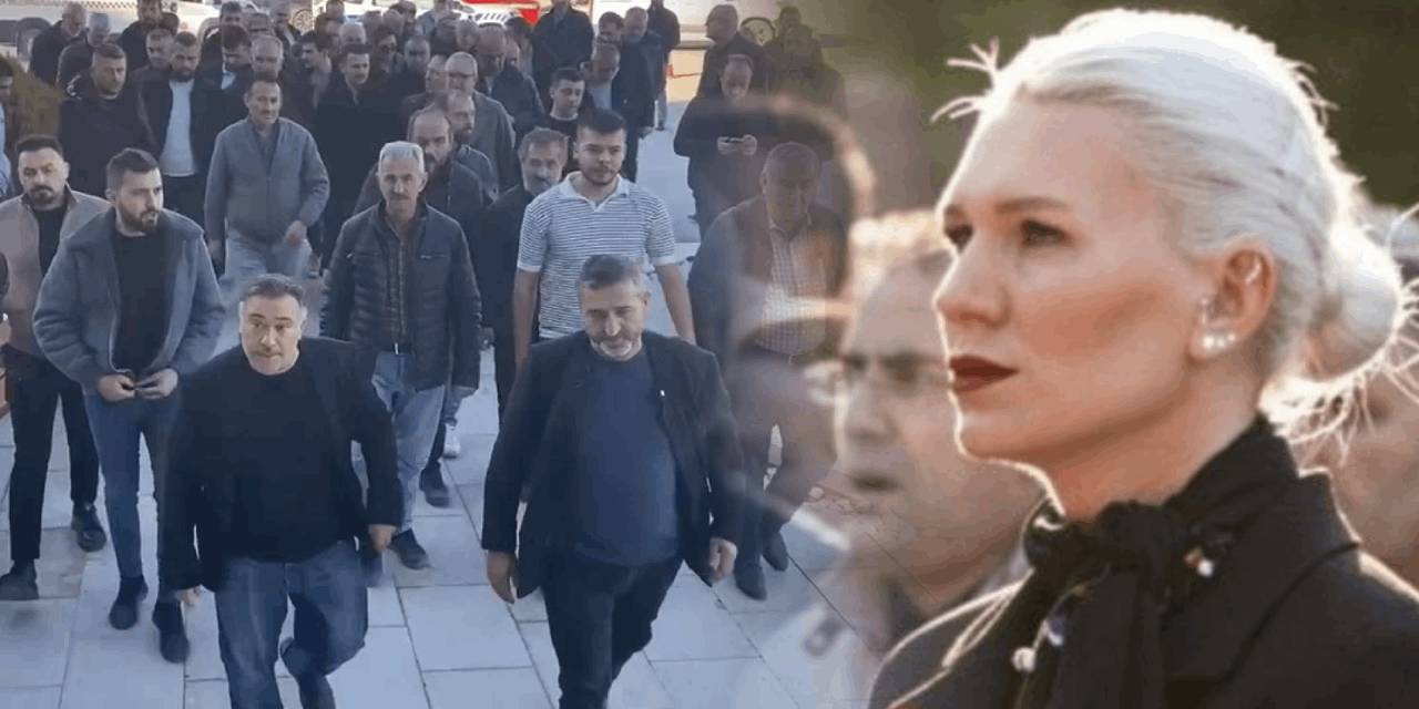 Dolmuşçular Melek Mızrak Subaşı'nın toplantısını bastı