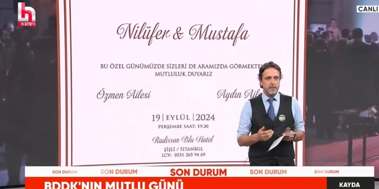 Timur Soykan'ın Türkiye'nin gündemini sarsan BDDK düğünü haberine ödül