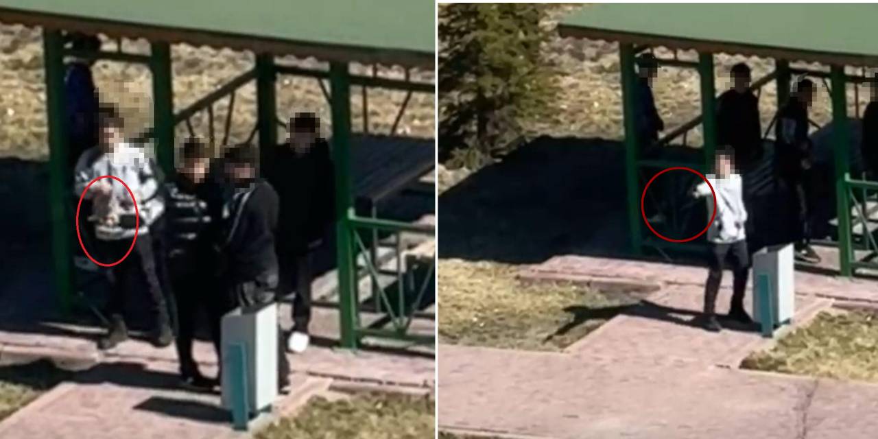 14 yaşındaki çocuk tabancayla dehşet saçtı