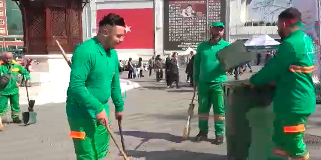 Ellerinde süpürgeyi gören süpürüyorlar sandı işin aslı bambaşka çıktı