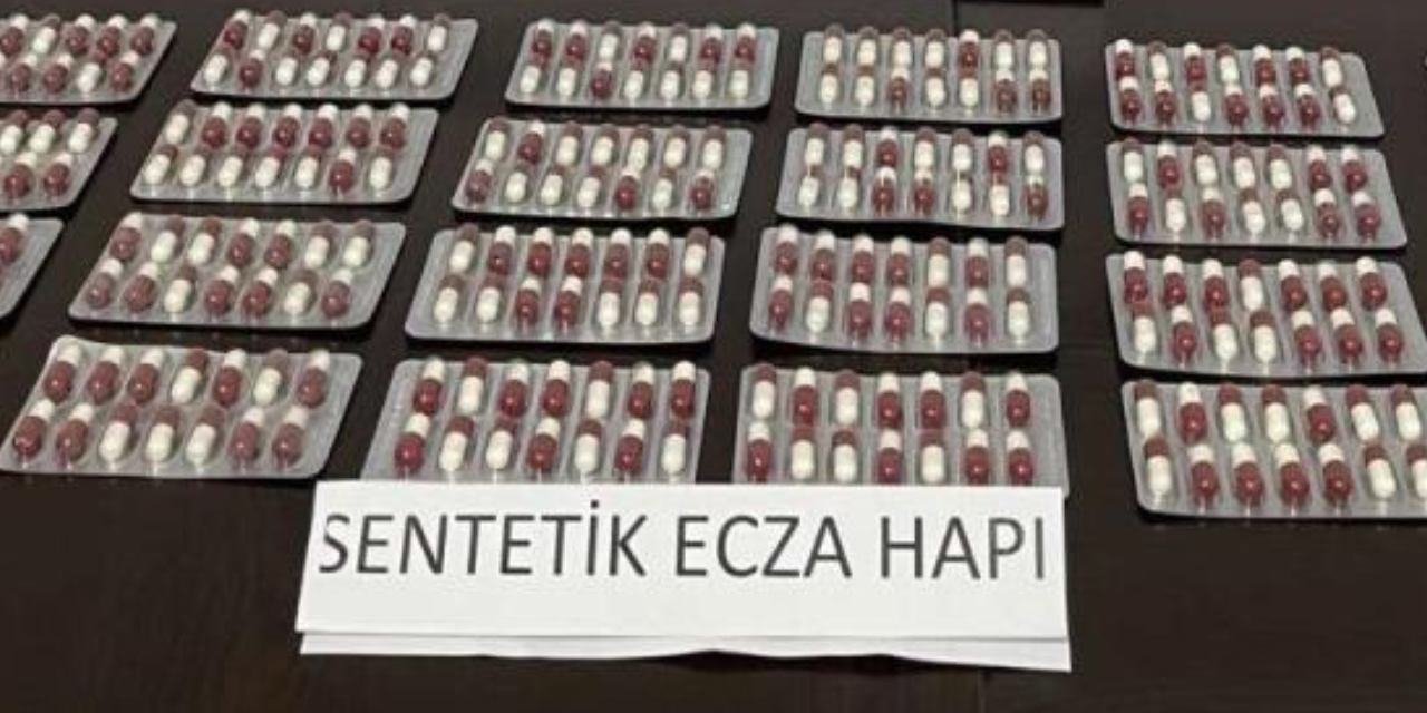 Samsun'da binlerce sentetik ecza hapı ele geçirildi