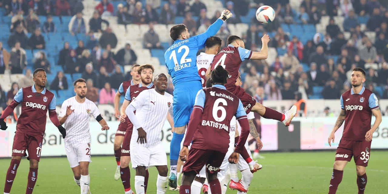 Trabzonspor evinde Hatayspor'a kayıp