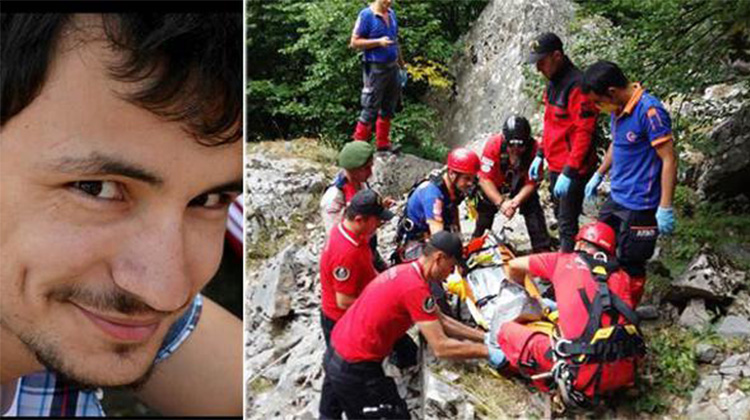 Üniversiteli genç 70 metrelik uçuruma düşüp öldü