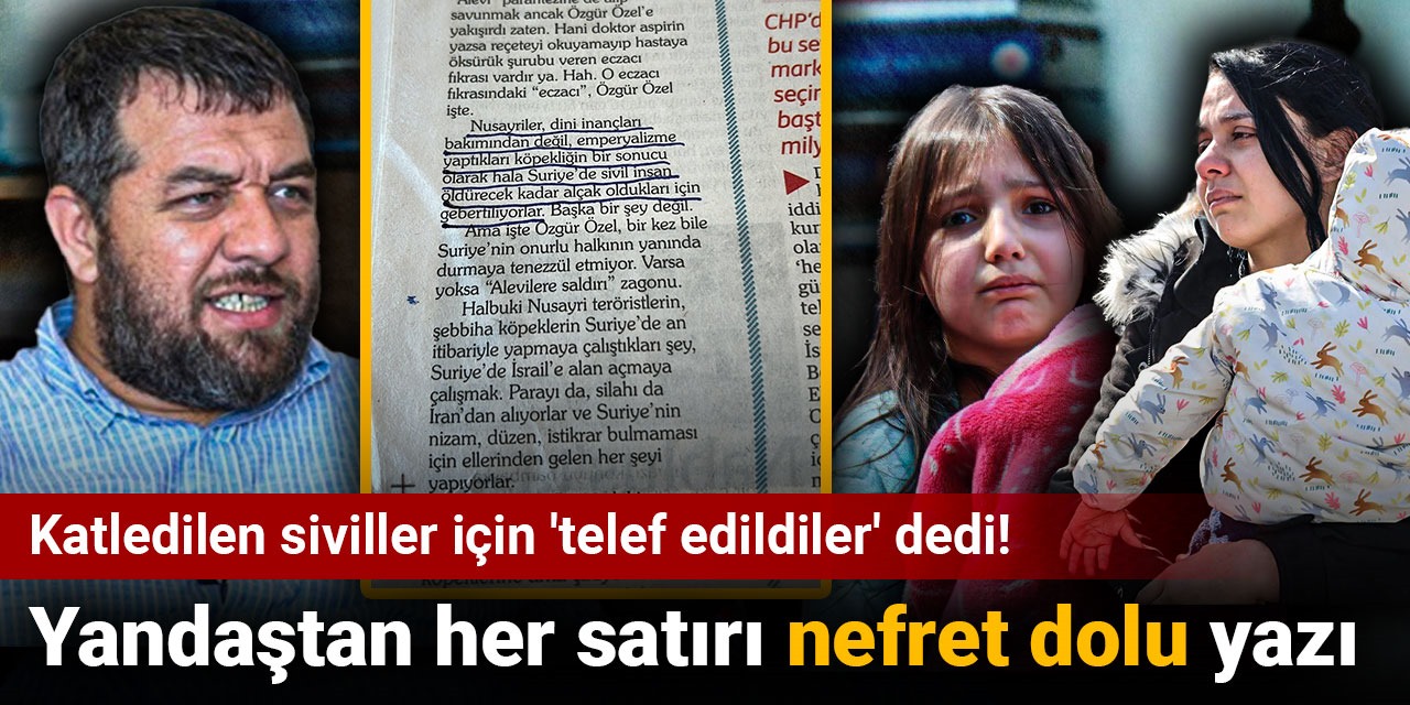 Yandaş yazarın Alevi katliamını destekleyen yazısına tepkiler çığ gibi