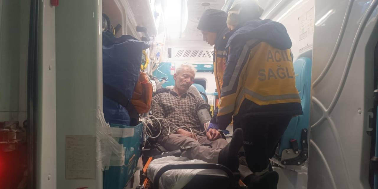 Kapanan yol, kalp hastası için 4 saatte açıldı