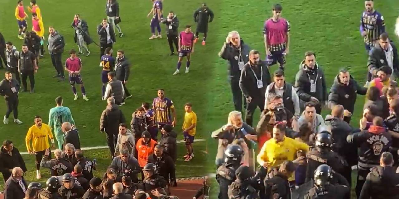 Süper Lig maçı bitti ortalık karıştı
