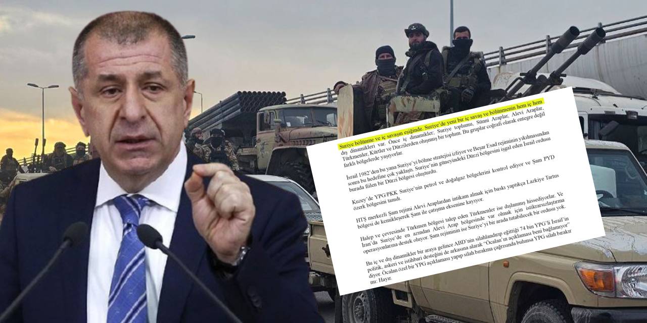 Özdağ'dan Lazkiye değerlendirmesi: İktidarın önünde iki seçenek var