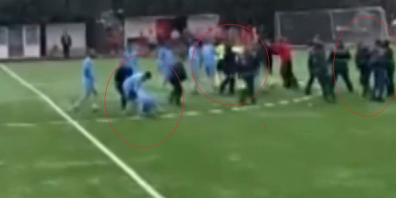 Hakemlere tekme tokat saldırdılar