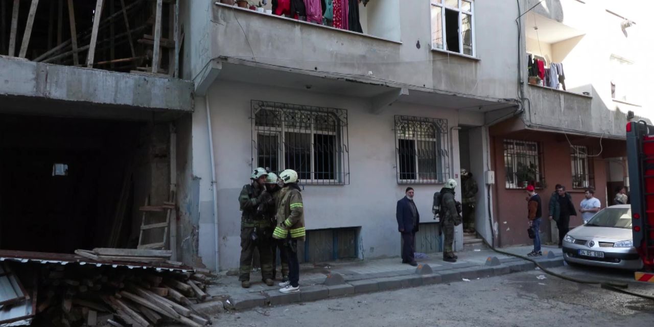 4 katlı binada yangın: 1 ölü