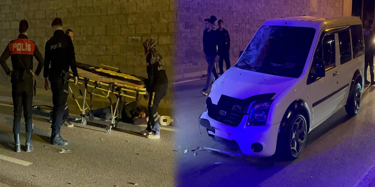 Bursa'da hafif ticari araç yayalara çarptı: 1'i ağır 2 yaralı