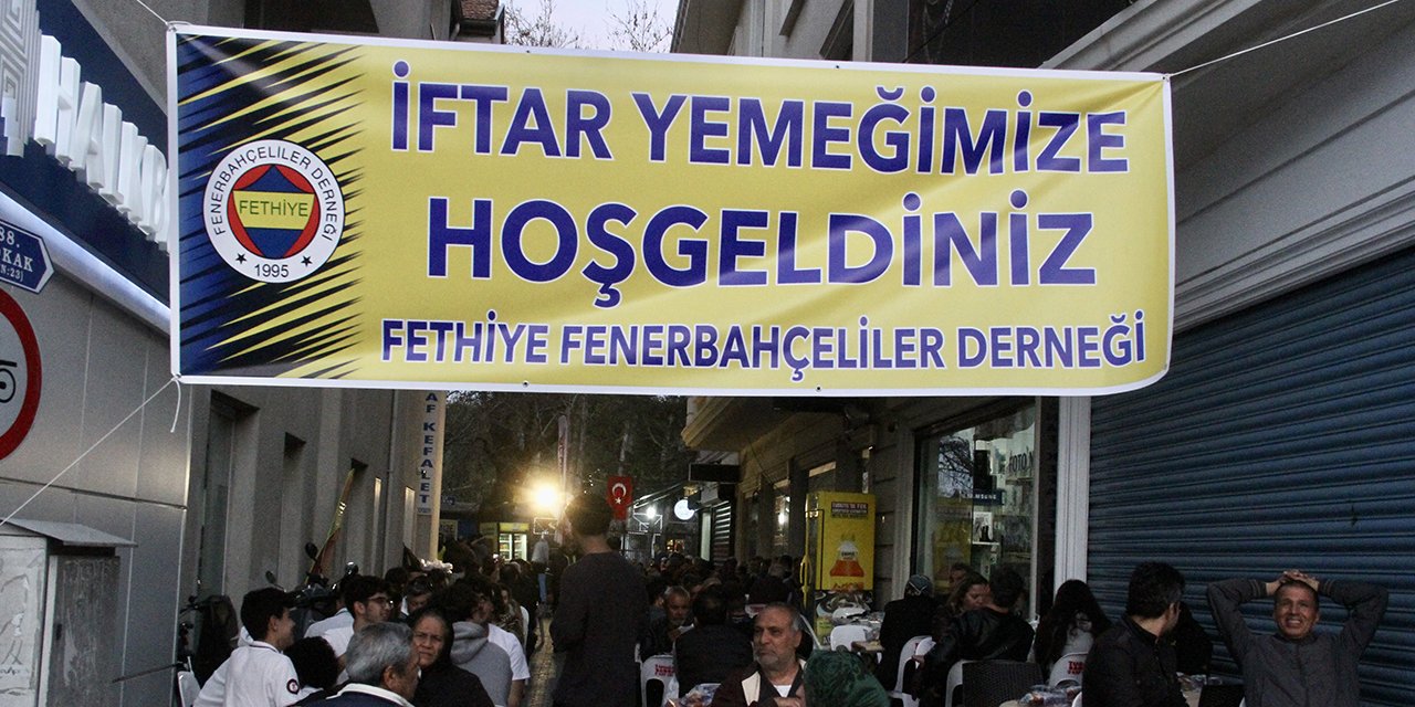 Fethiye Fenerbahçeliler Derneği iftar düzenlendi