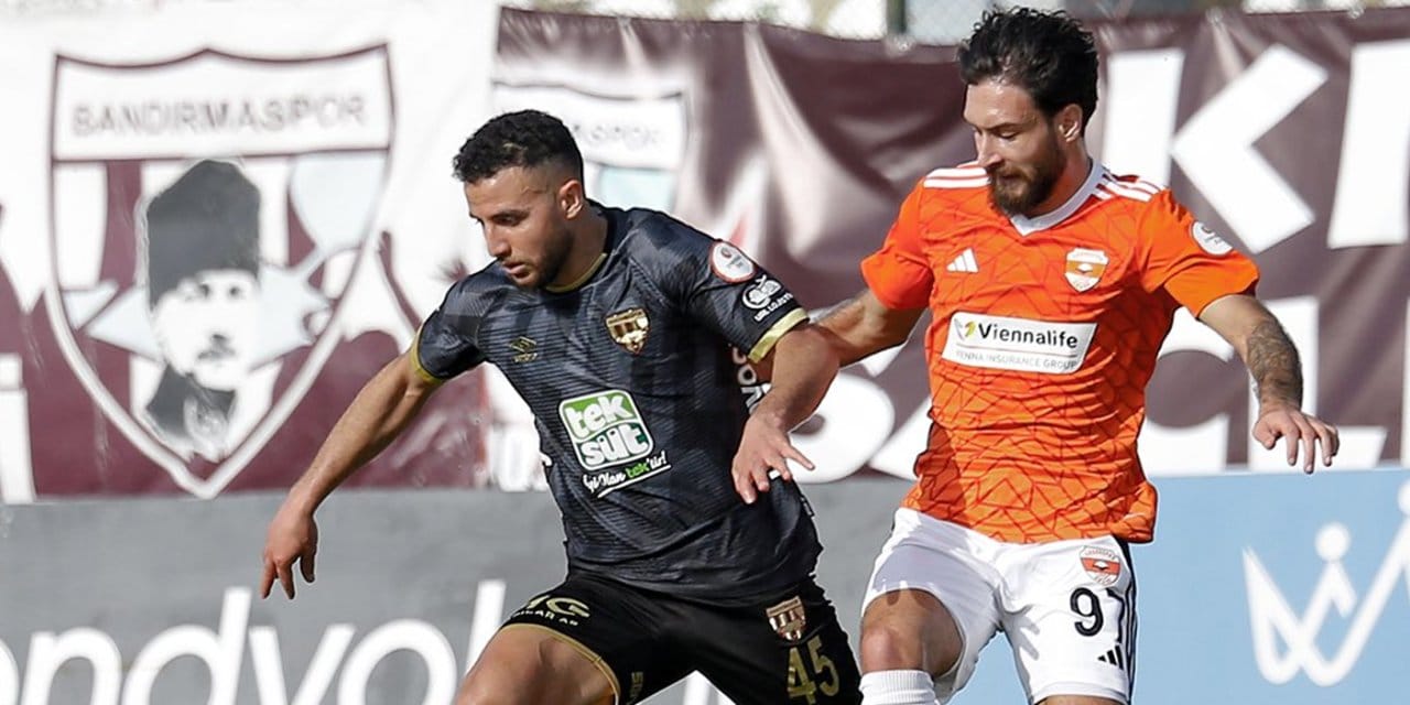 89 dakika 10 kişi oynayan Bandırmaspor 3 puanı kaptı