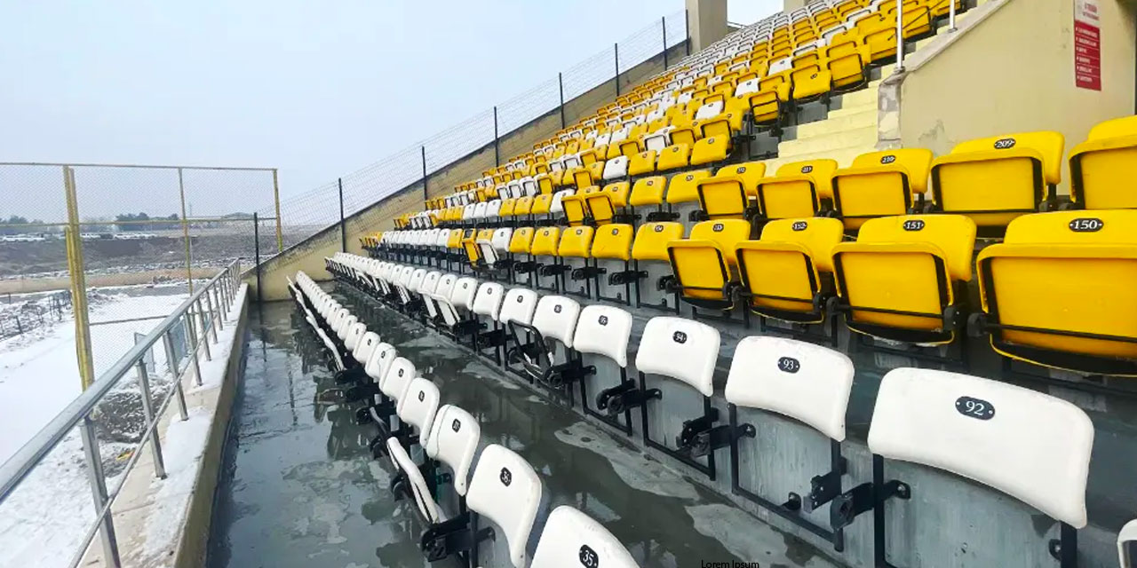 300 koltuk kırılmıştı: Fotoğrafları yayınlandı