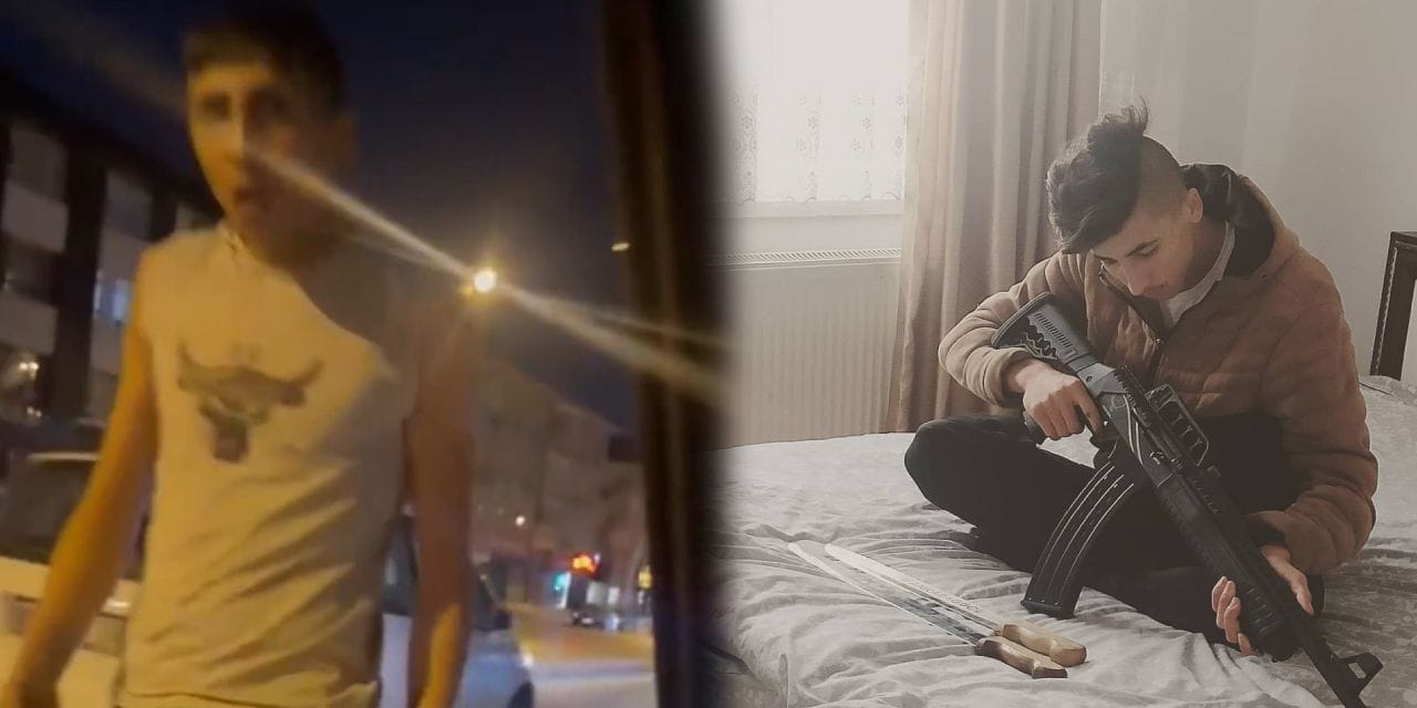 Onlarca suç kaydı elde silahlı fotoğraflar ve trafikte terör... Serbest bırakıldı