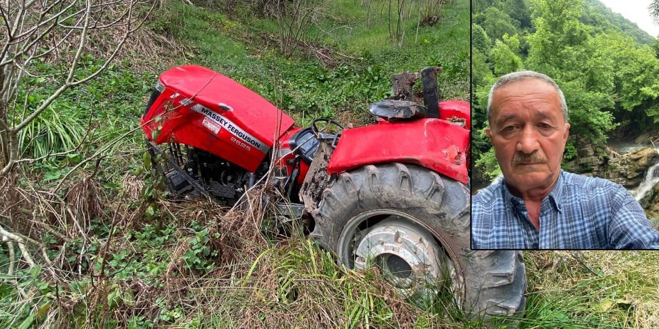 66 yaşındaki adam traktörün altında kalarak can verdi