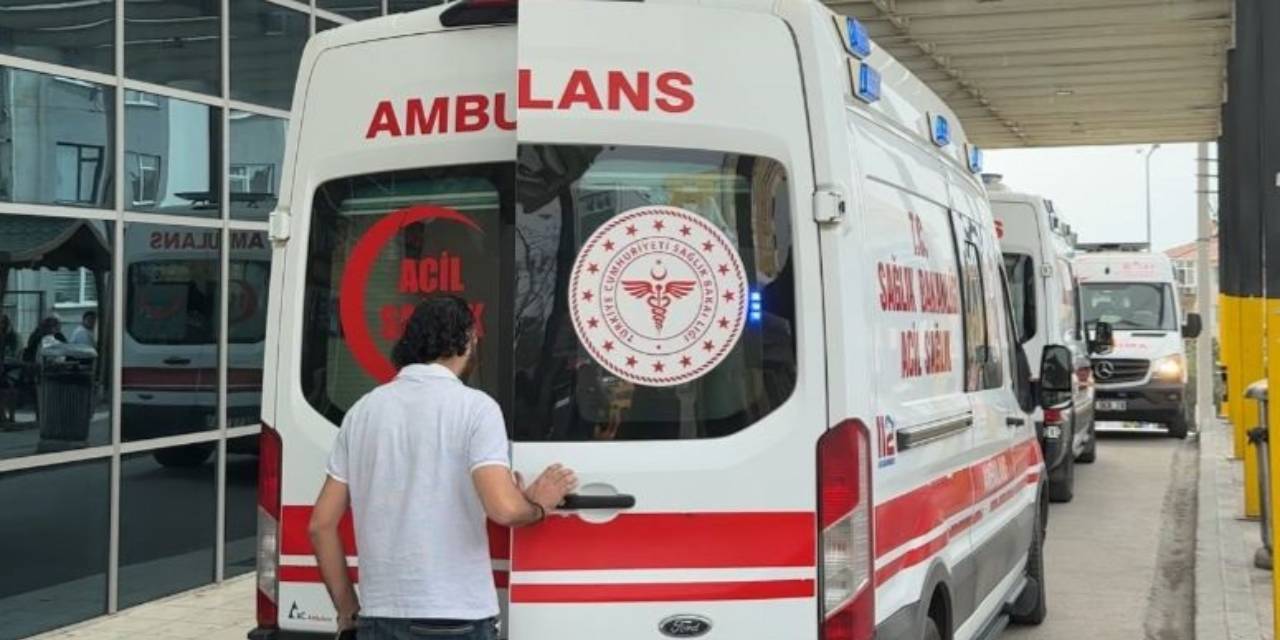 Gemi tersanesinde çalışan işçi yüksekten düştü