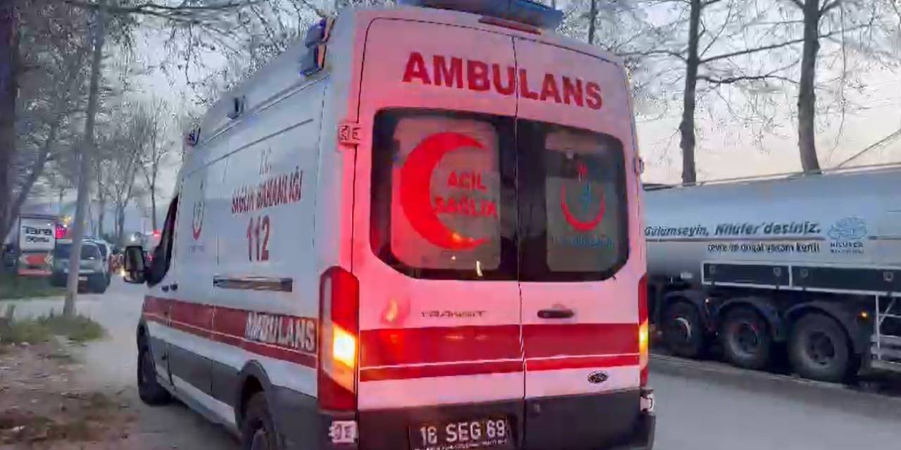 Bursa'da yangına müdahele eden ekiplere saldırı