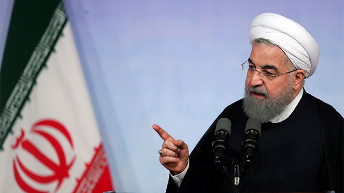 Ruhani'den ABD'ye mesaj: Asla teslim olmayacağız