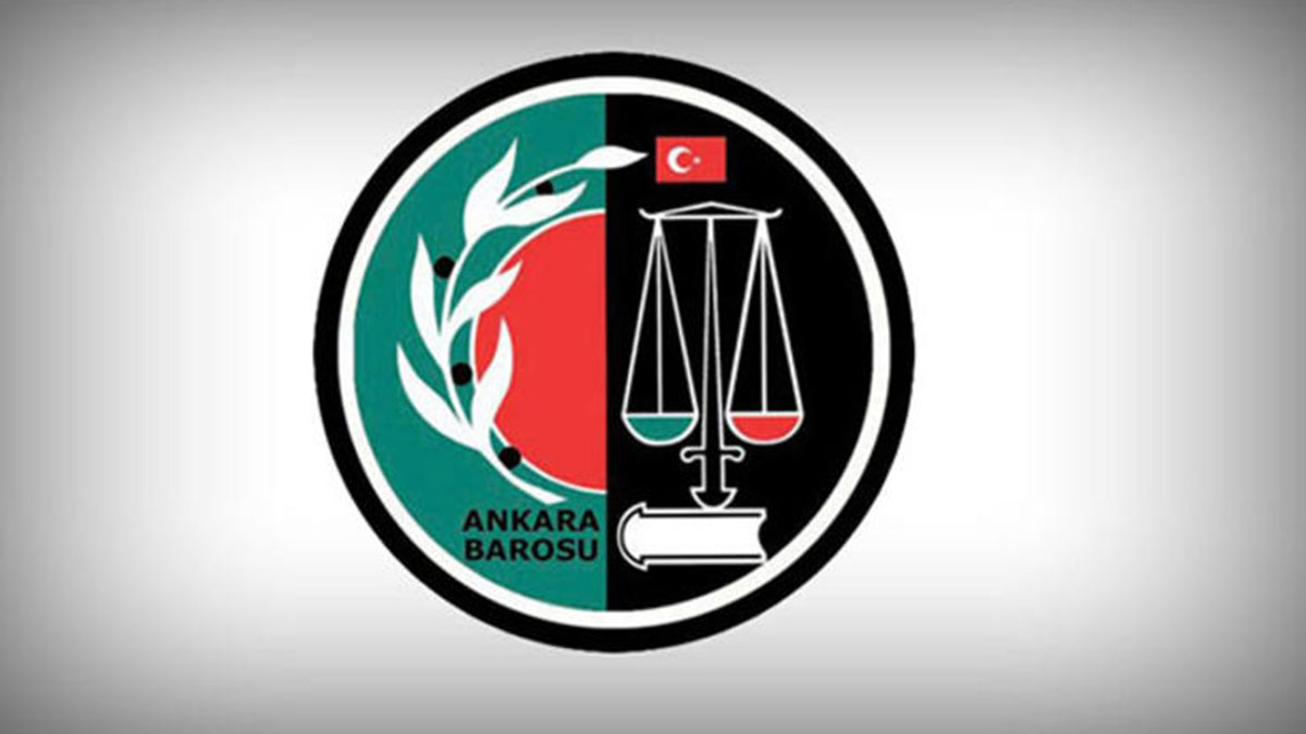 Ankara Barosu'ndan 'Gençliğe Hitabe' pankartı