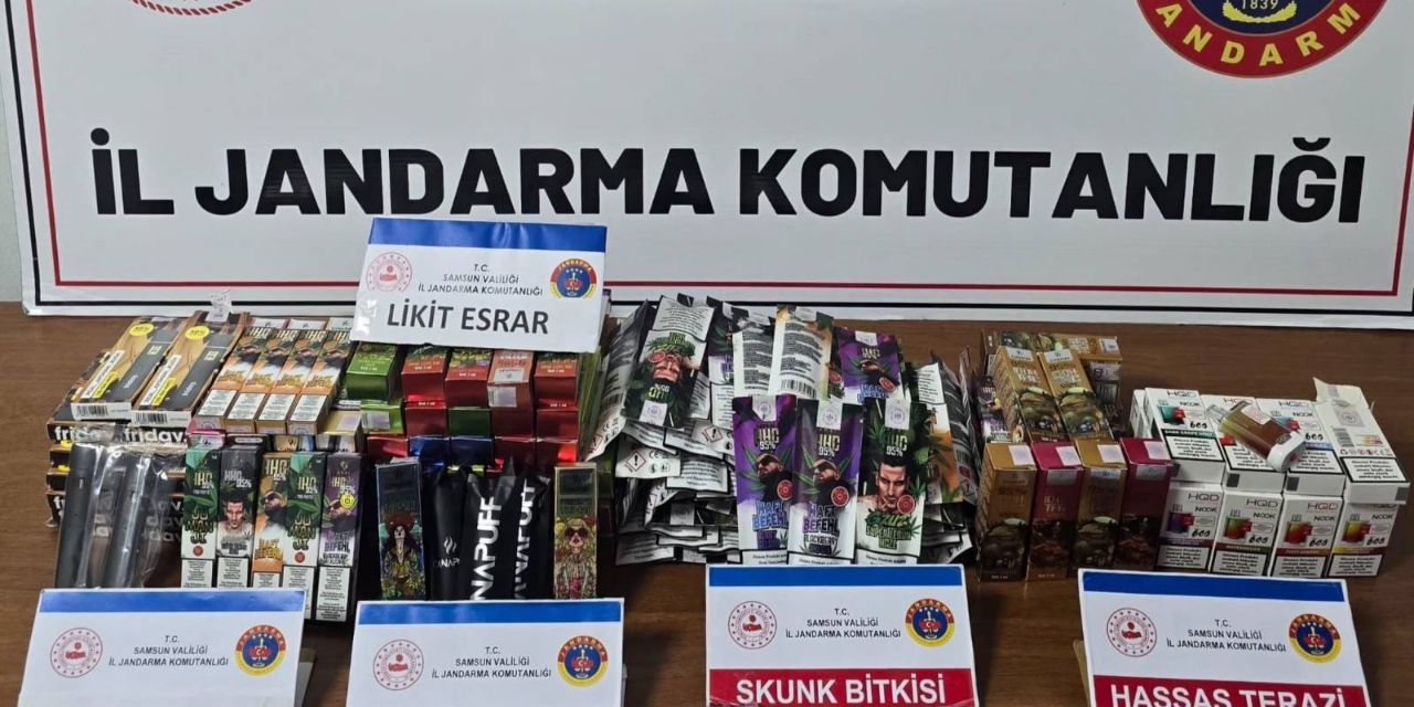 Samsun'da uyuşturucu operasyonu