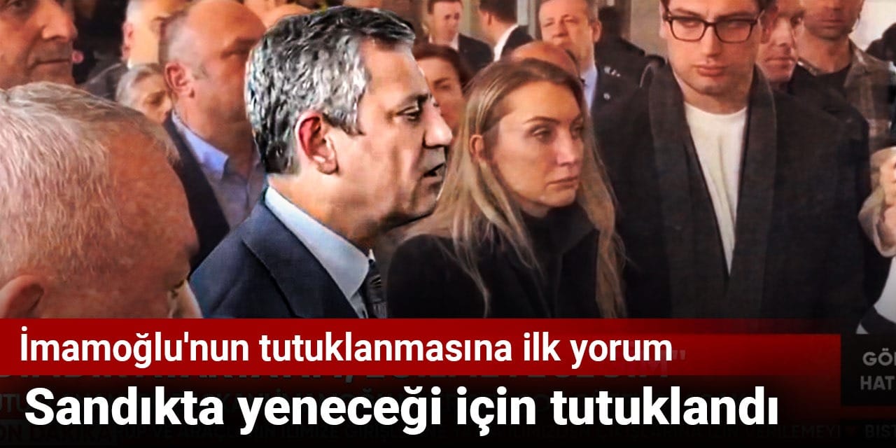 Son dakika... Özgür Özel'den ilk açıklama: İmamoğlu sandıkta yeneceği için tutuklandı