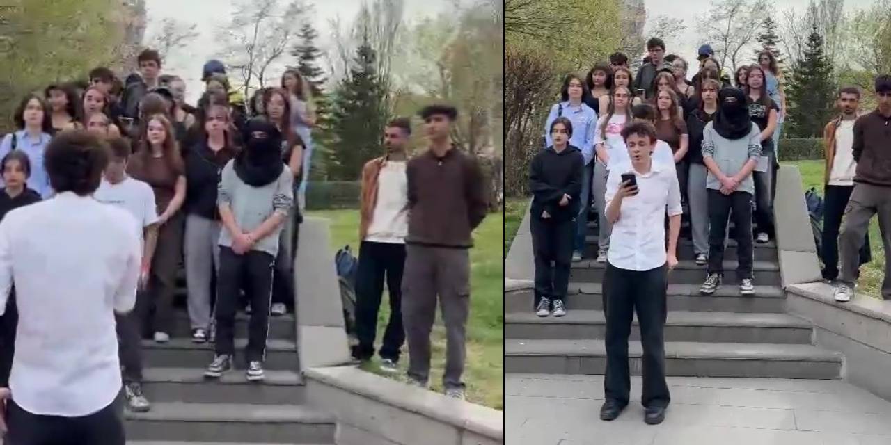 Liselilerden akademik boykota destek