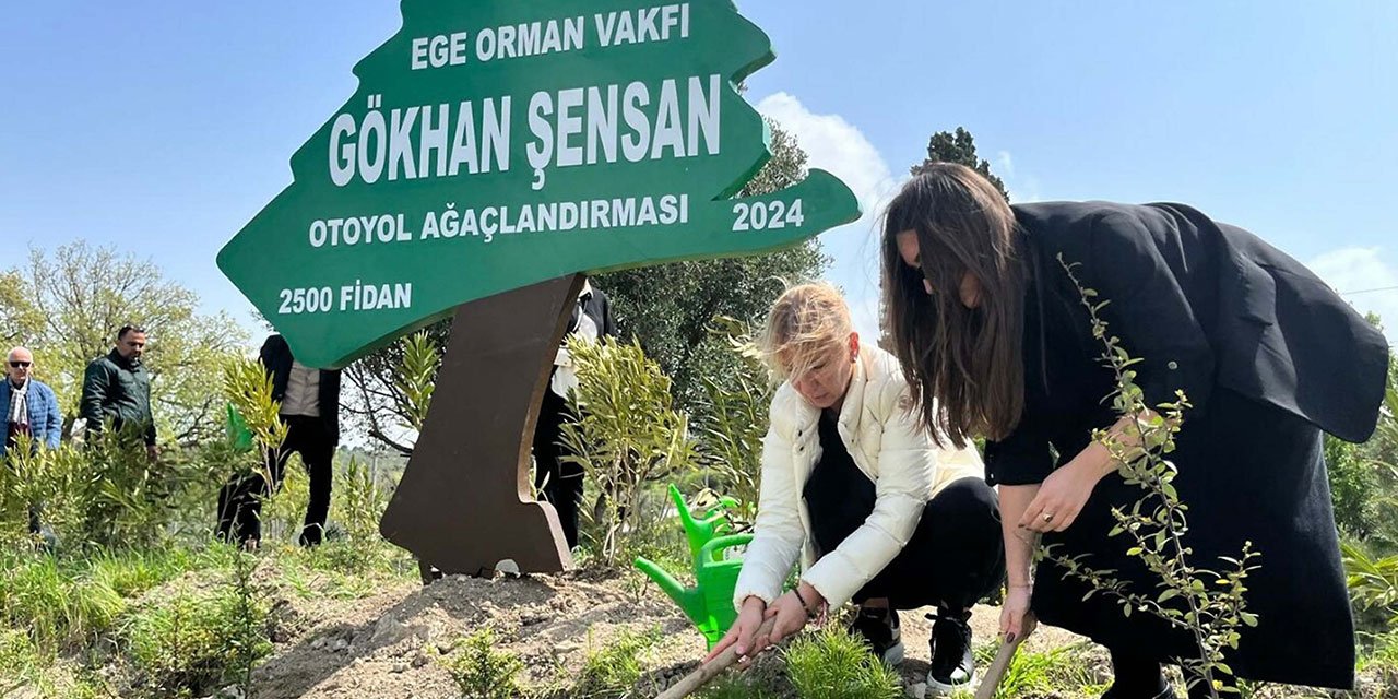Gökhan Şensan 2 bin 500 fidanda yaşayacak