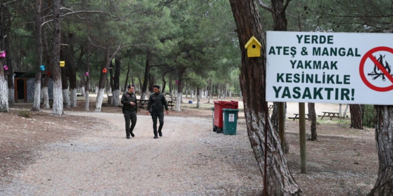 Ormanlar yanmasın diye bayramda görev başındalar