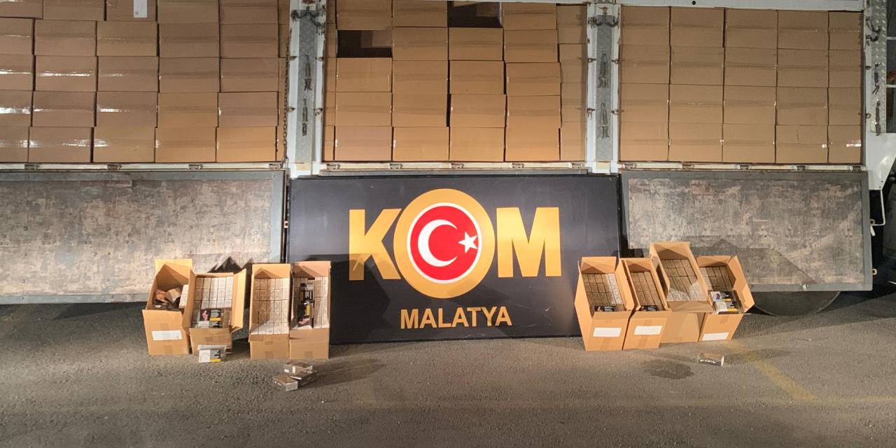 7 milyon 250 bin kaçak makaron kasada ele geçirildi