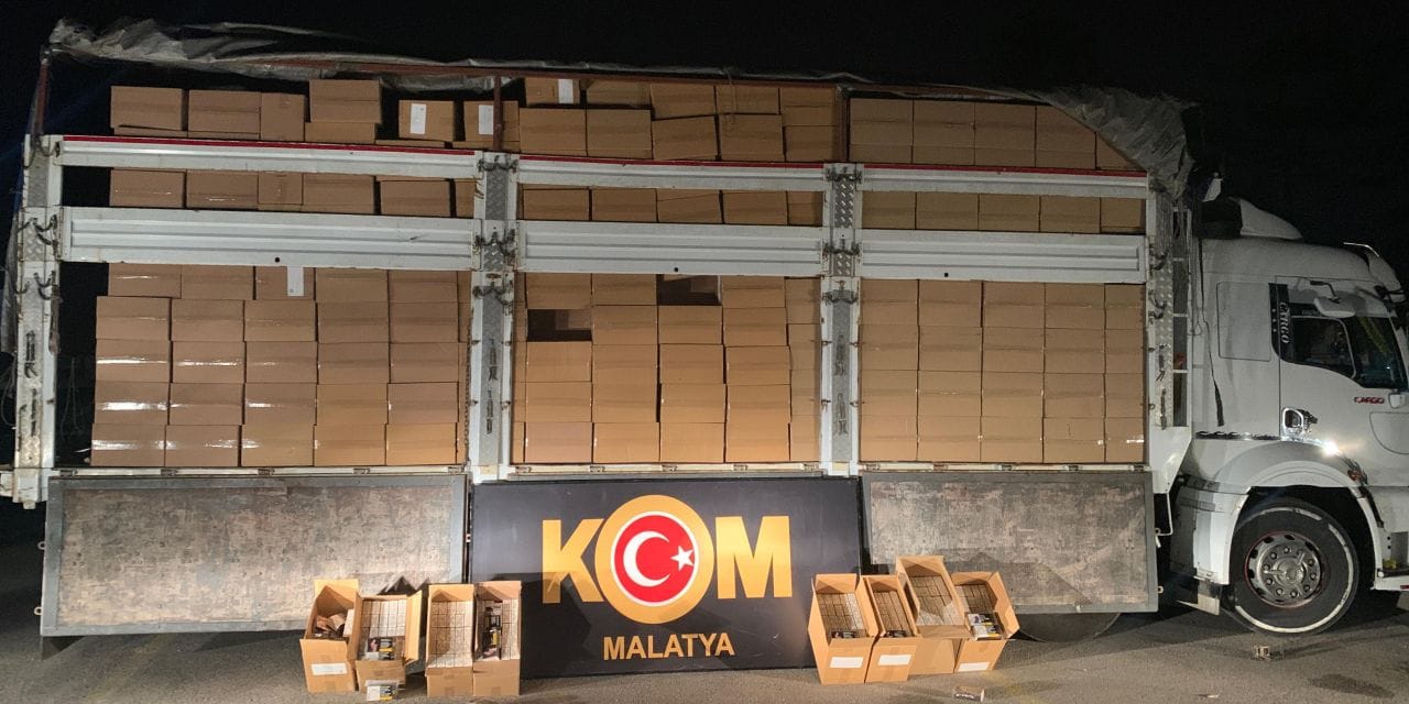 Malatya'da 'makaron' operasyonu