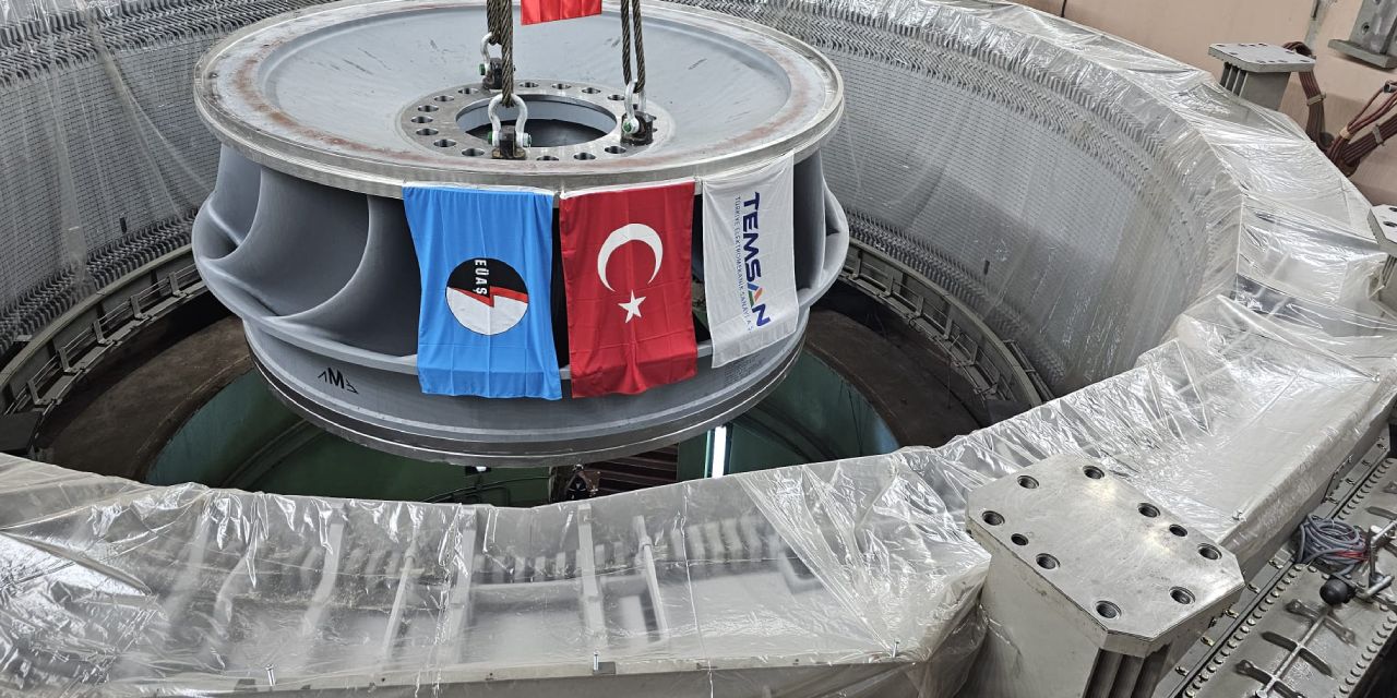 85 tonluk türbin yenilendi! Yıllık 510 milyon lira kazanç