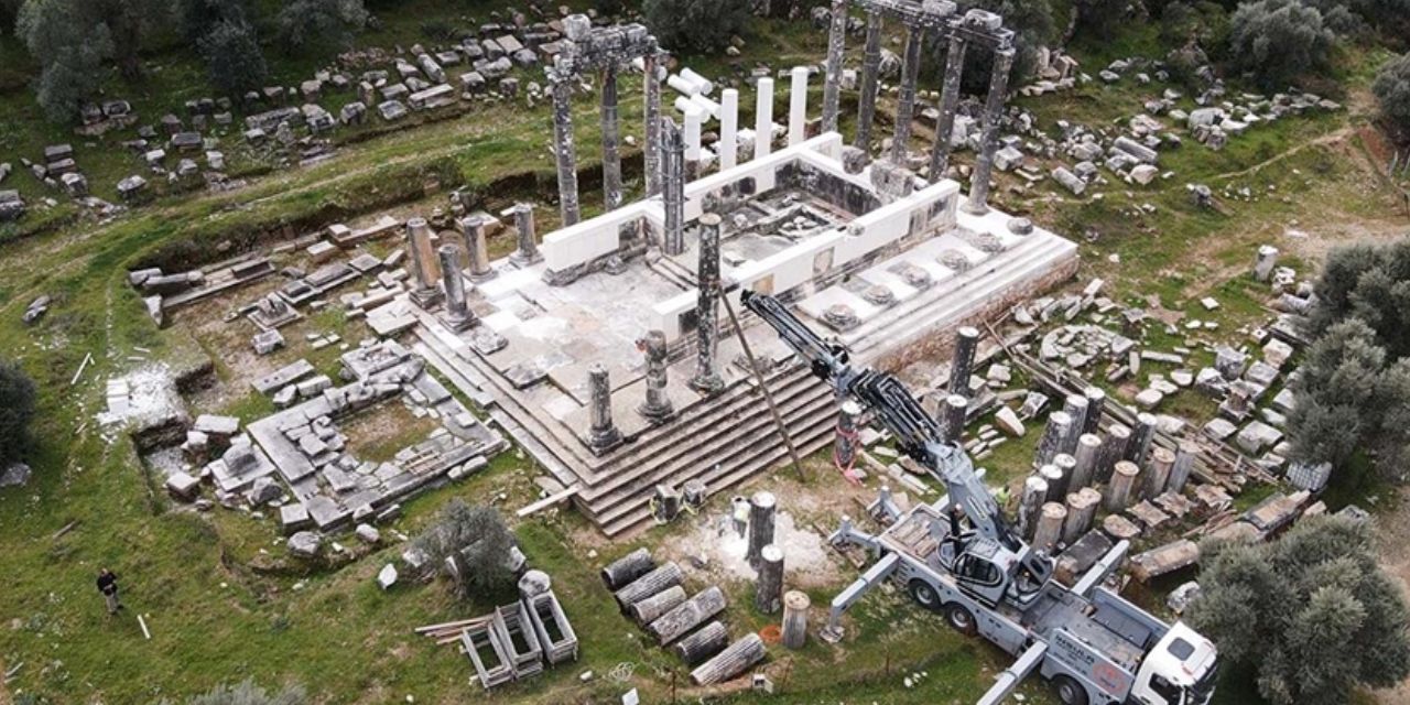 Zeus Tapınağı 2 bin yıl sonra yeniden ayağa kalkıyor