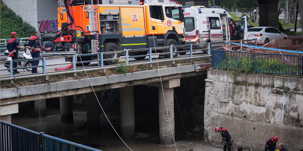 İzmir'de dereden ceset çıktı