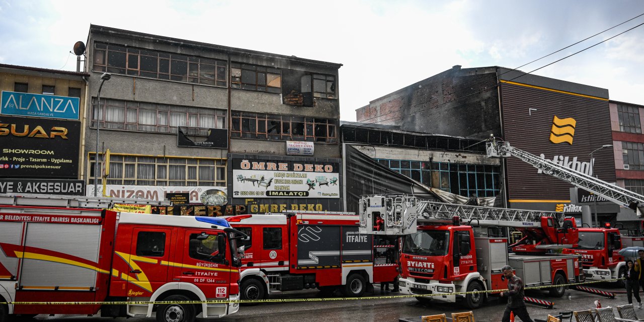 Ankara'da yangın