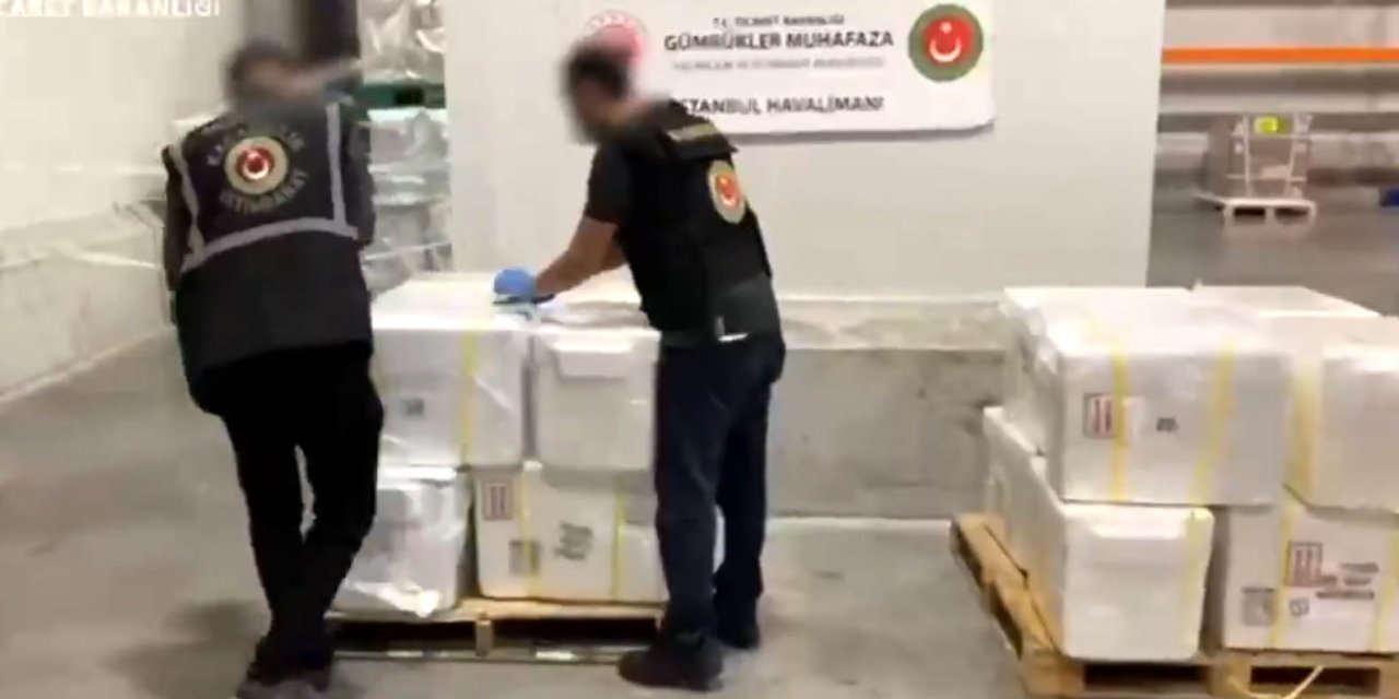 İstanbul Havalimanı'nda dev operasyon: 455 kilo