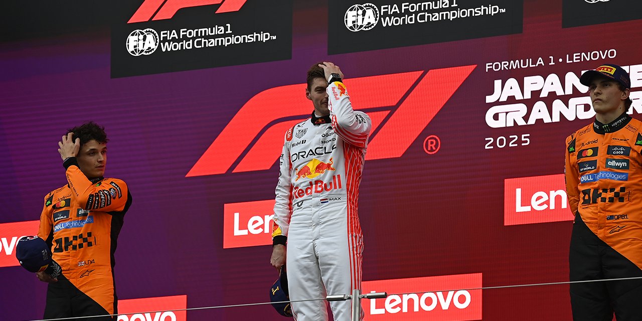 Japonya'da kazanan Max Verstappen
