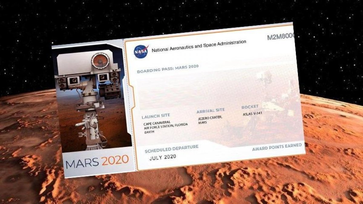 Mars’a isim yollama nasıl yapılır? NASA Mars 2020 bileti hazırlama