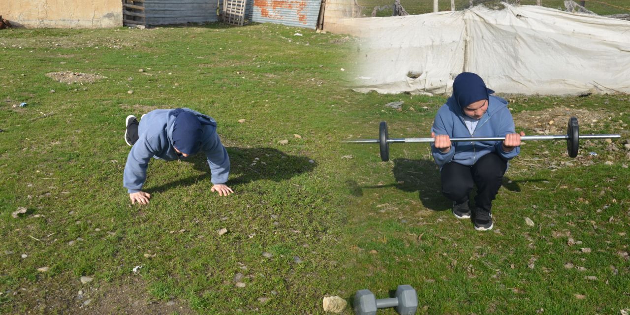 Köyde şınav, dünyada zafer: Zeliha Avrupa yolunda