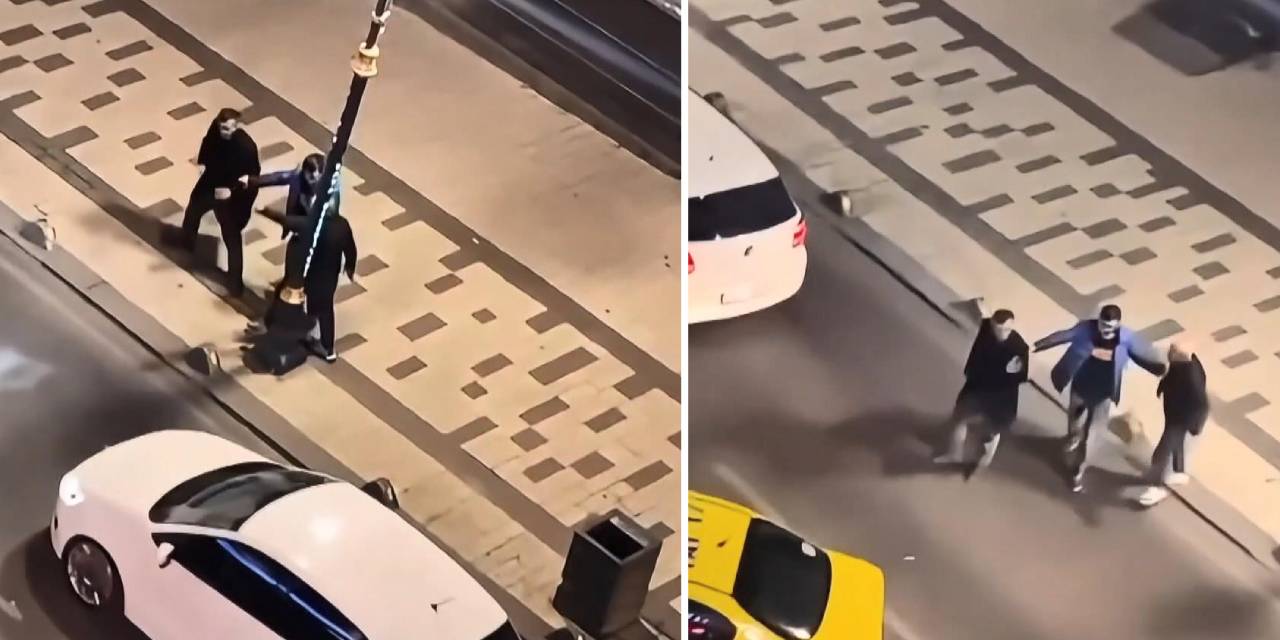 Takside başlayan kavga caddeye taştı: Çakıyla yaralamaya çalıştı