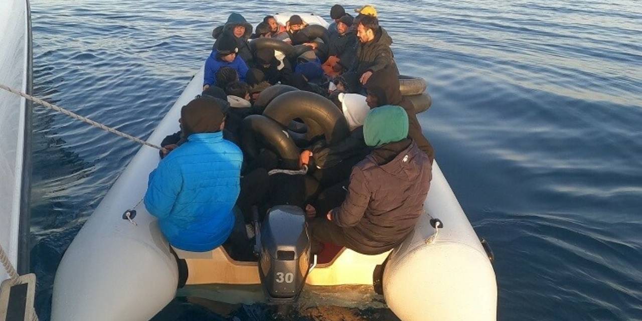 10'u çocuk 29 kaçak göçmen yakalandı