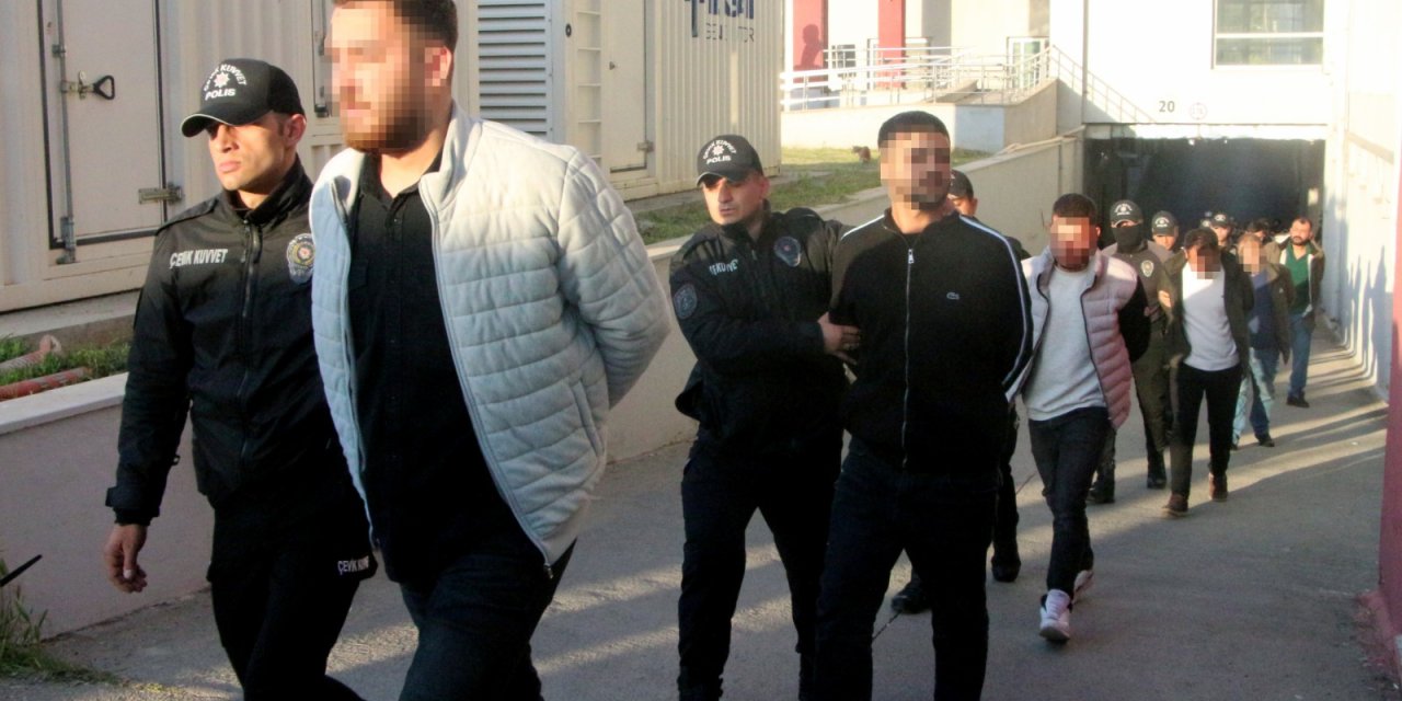 Adana merkezli çeteye büyük operasyon: 109 şüpheli gözaltında