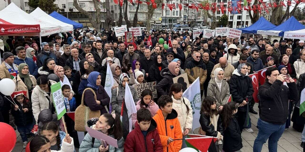 Sinop’ta Gazze'ye destek için program düzenlendi