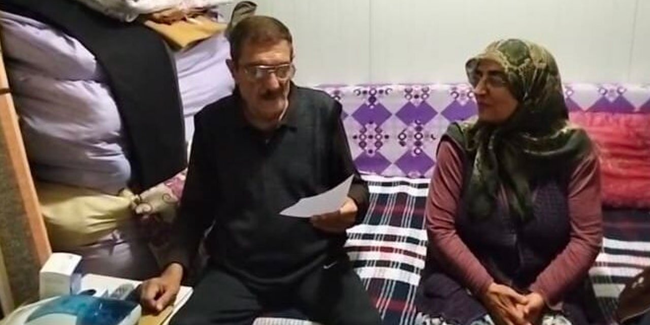 Kaldığı konteynerden çıkarılacağını öğrendi: 79 yaşındaki depremzede hastaneye kaldırıldı