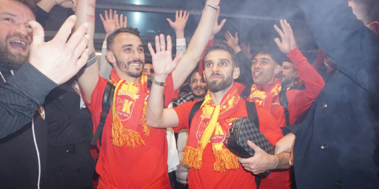 Kayserispor coşkuyla karşılandı