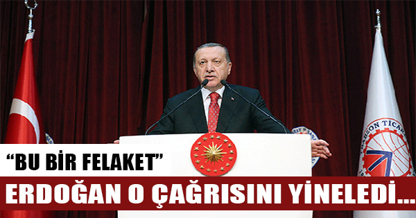 Erdoğan, bankalara faizlerin indirilmesi konusundaki çağrısını yineledi