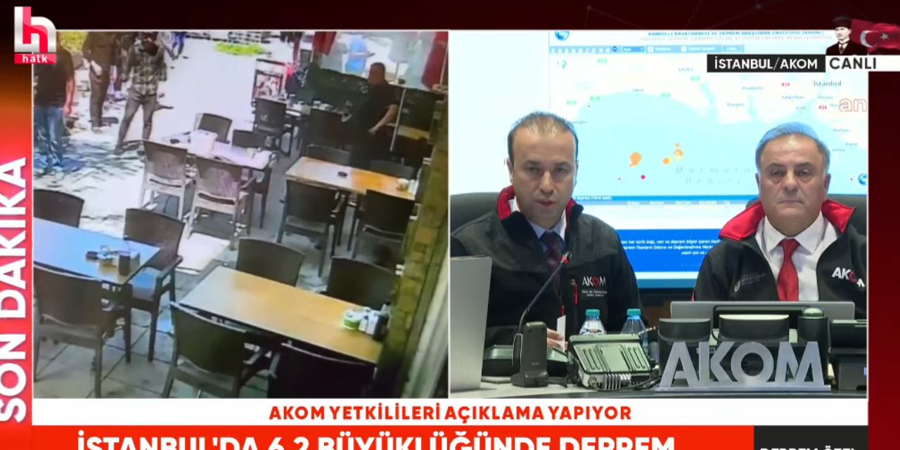 AKOM 1.5 saatlik deprem raporunu açıkladı